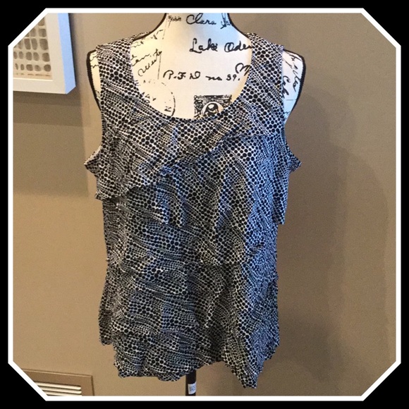 Chico's Tops - Chico’s Ruffle Tank